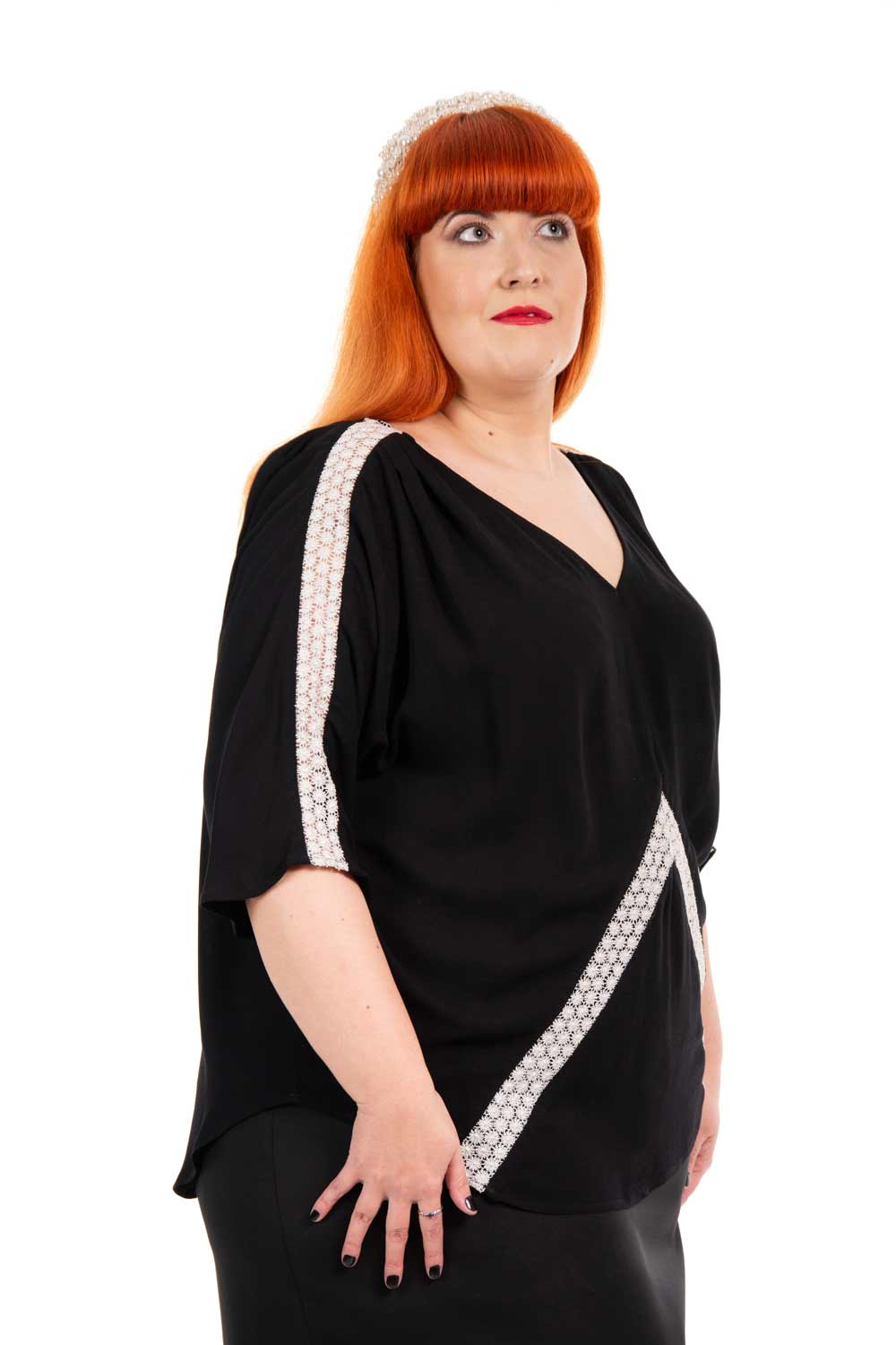 Bluza Joel negru - imagine 3