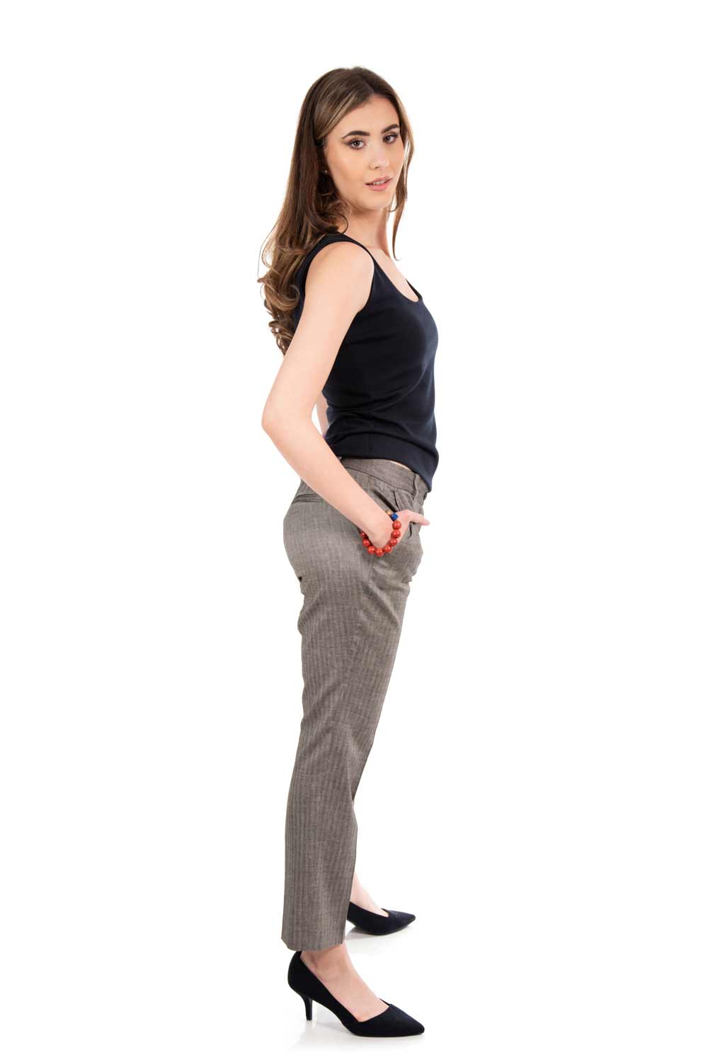 Pantalon Memofm SV/67013 gri - imagine 3