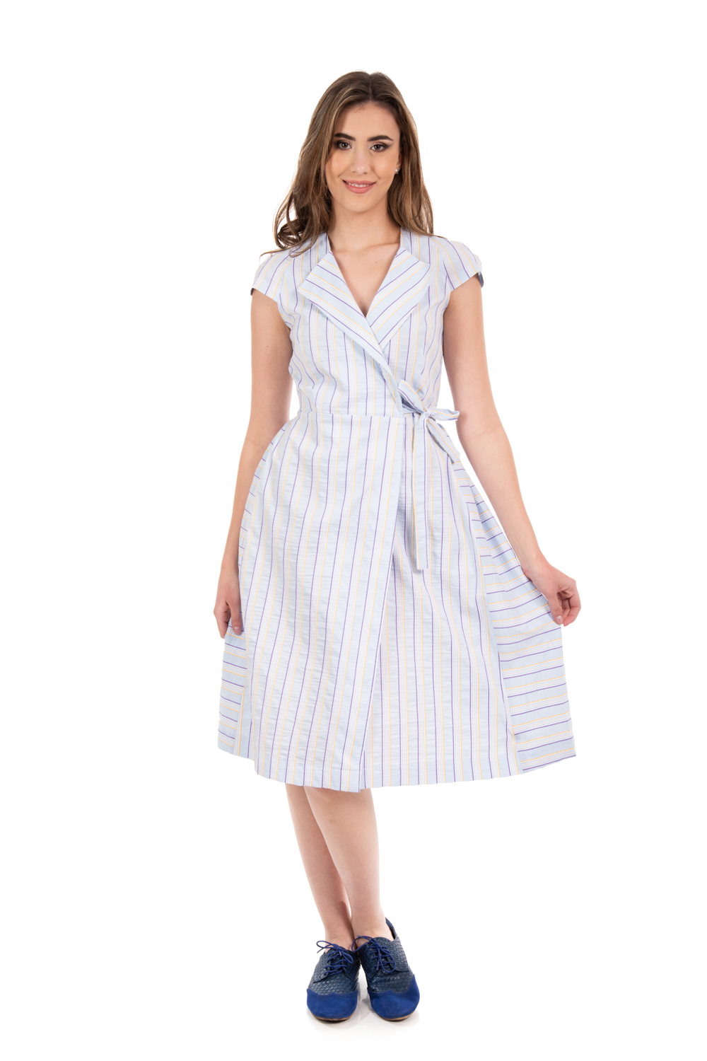 Rochie Brisa Apache bleu