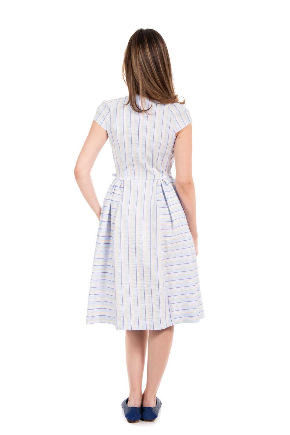 Rochie Brisa Apache bleu - imagine 2